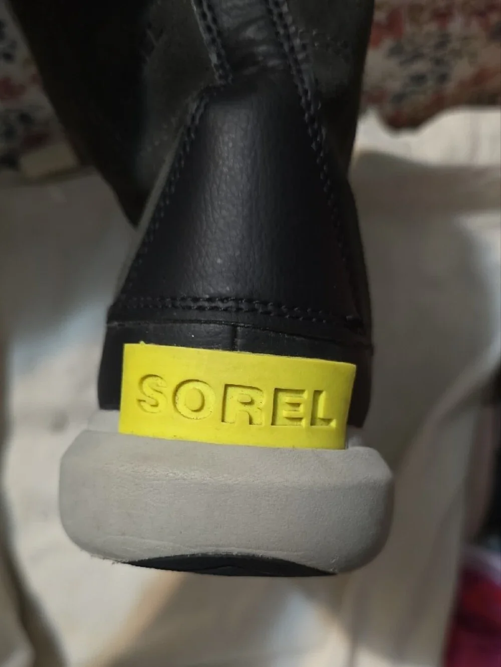Sorel Kids Gray Suede & Orange Lace Boot